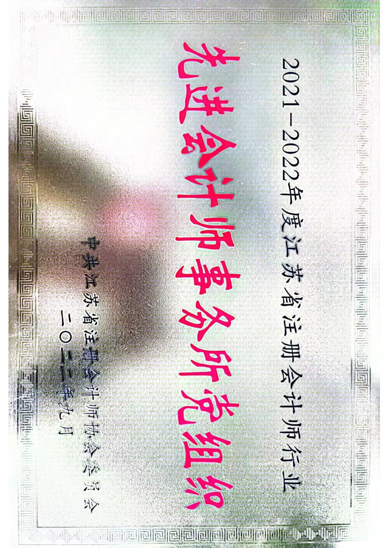 先进会计师事务所党组织